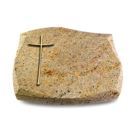 103 Grabstein Galaxy/Kashmir (Bronze Kreuz 2)