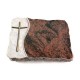 18 Grabplatte Wave/Aruba (Bronze Kreuz 2)