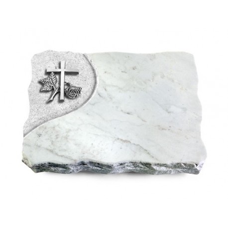 175 Grabplatte Folio/Marmor (Alu Kreuz 1)