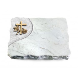 178 Grabplatte Folio/Marmor (Bronze Kreuz 1)