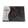 18 Grabtafel Wave/Aruba (Bronze Kreuz 2)