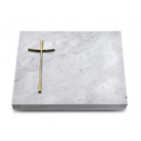 159 Grabtafel Marmor (Bronze Kreuz 2)